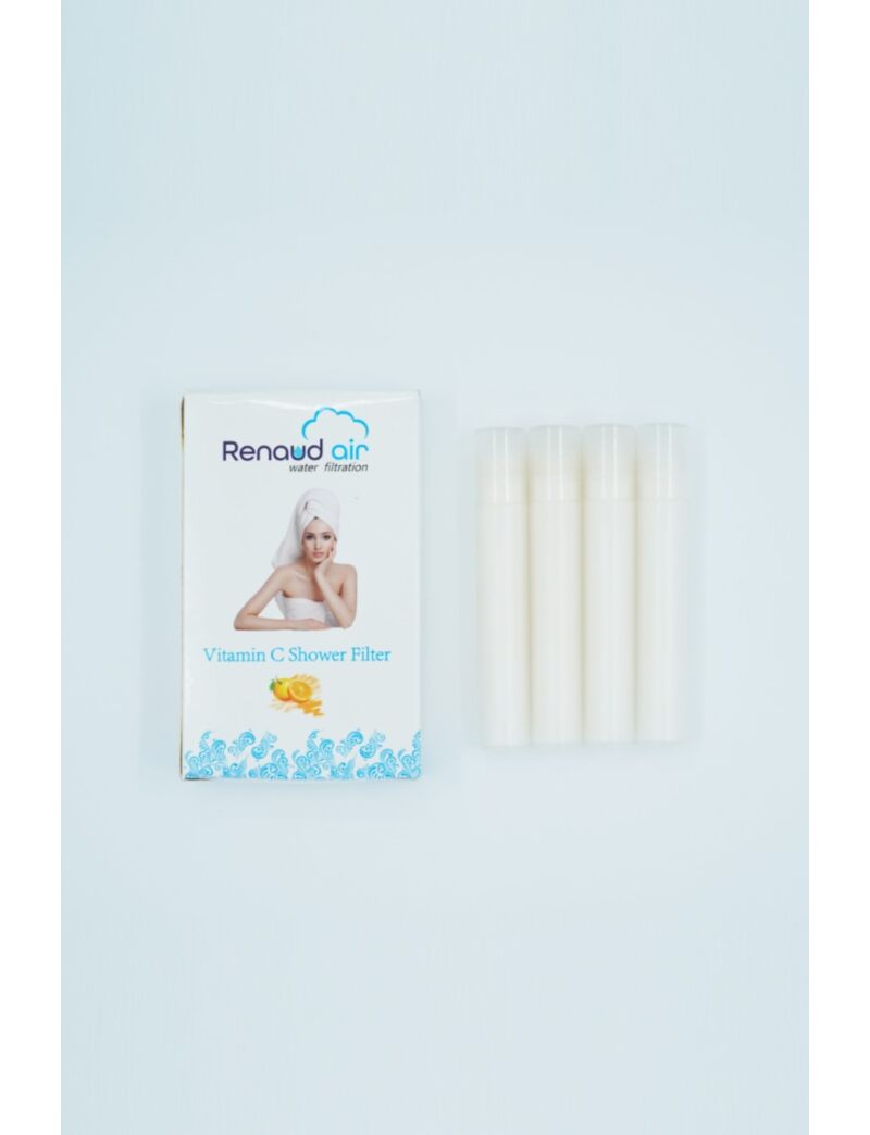 Renaud Replacement Deluxe Vitamin C Shower Filter Cartridges (4pcs)